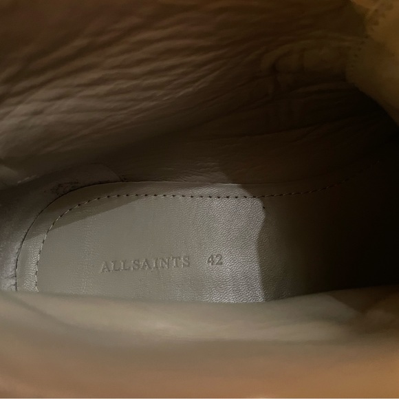 All Saints lace suede Leon boot - Picture 5 of 9